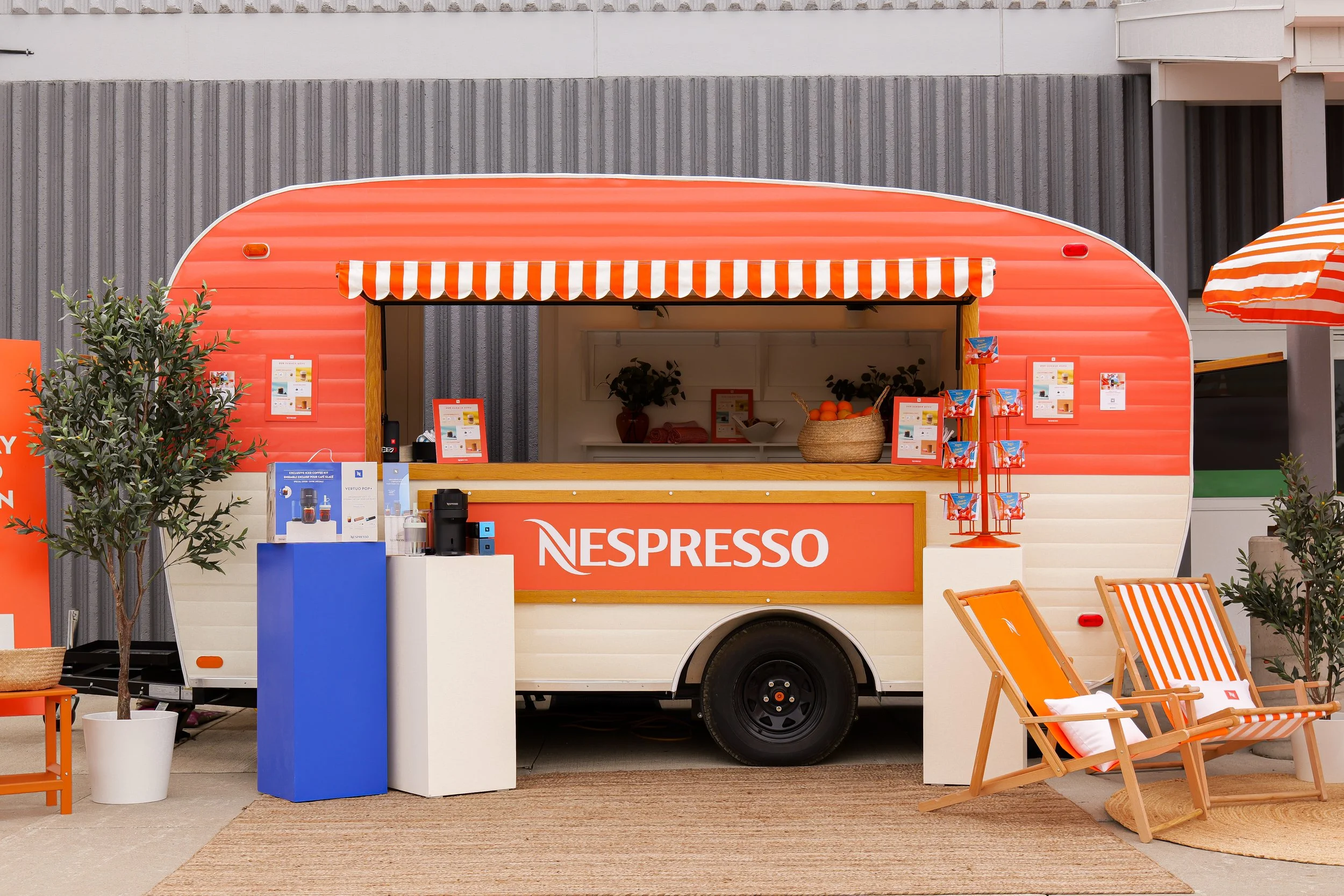 Café Après-midi Orange NESPRESSO SUMMER ROADSHOW — Mad Bash Grp.